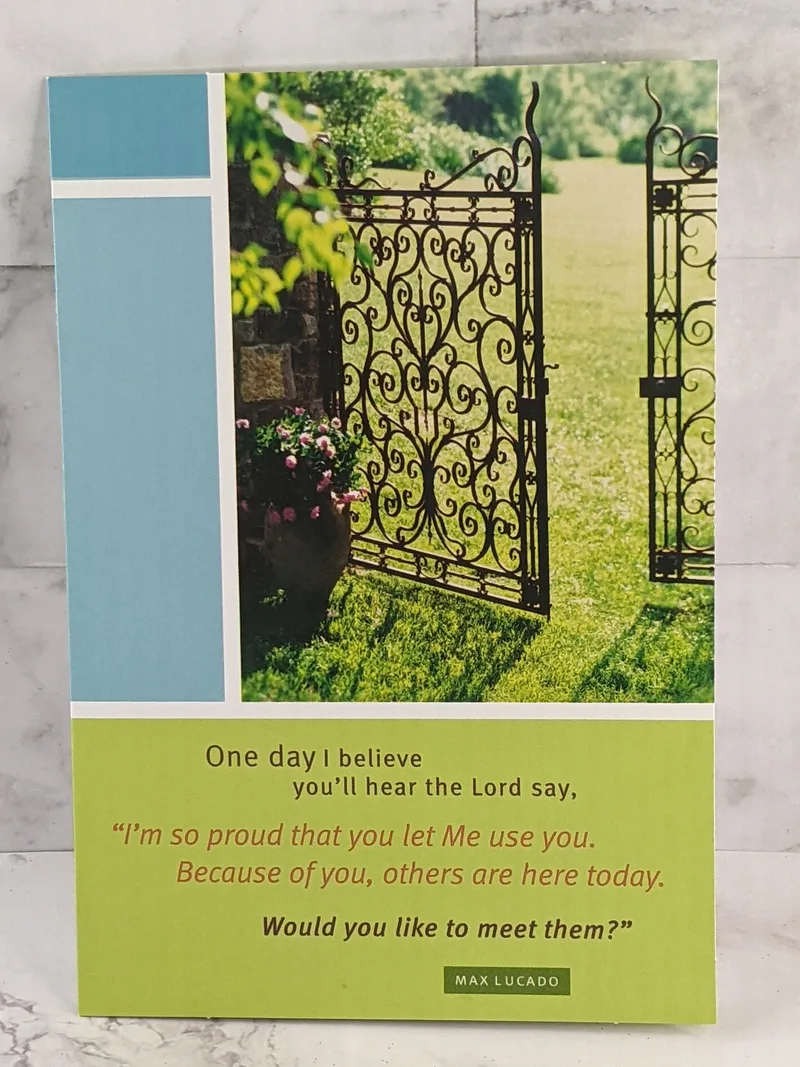 You Touched My Life Card