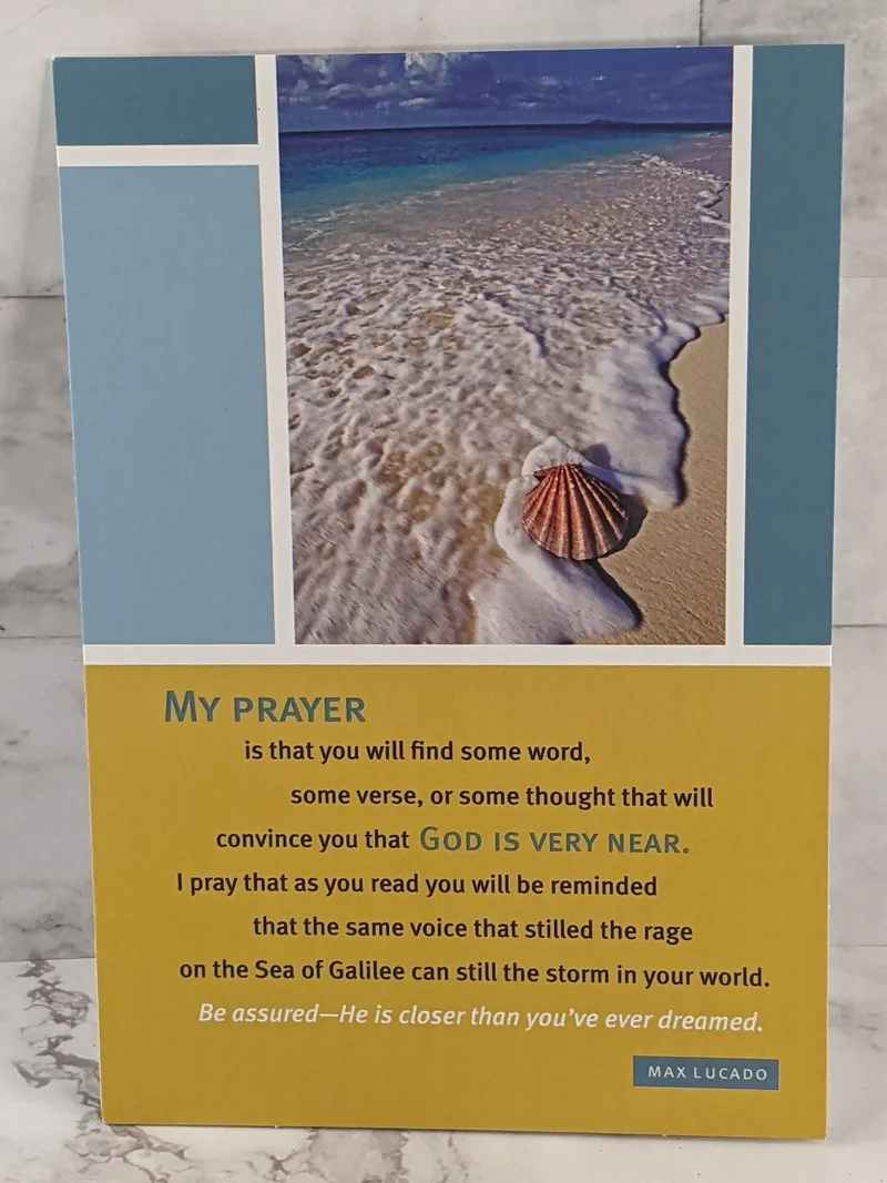 He Calms The Storm Card