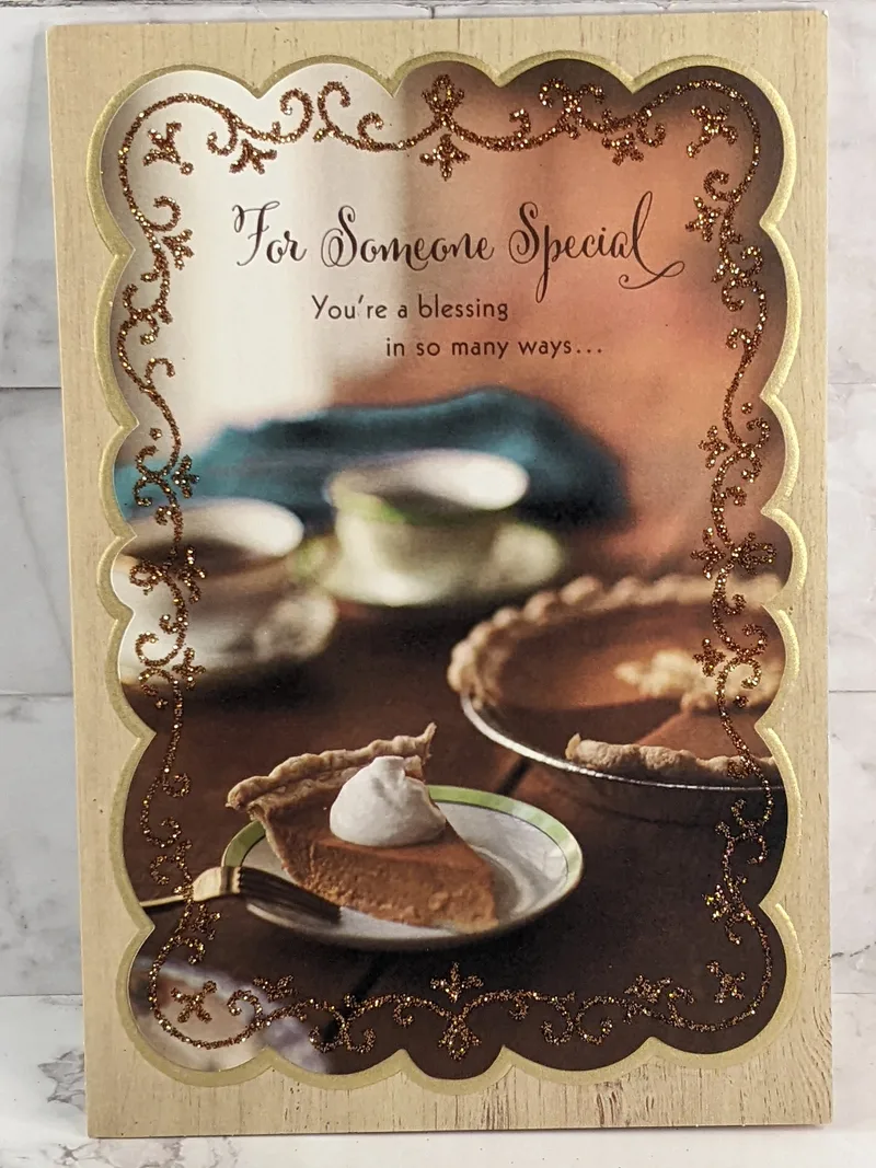 Special Blessing Thanksgiving Card