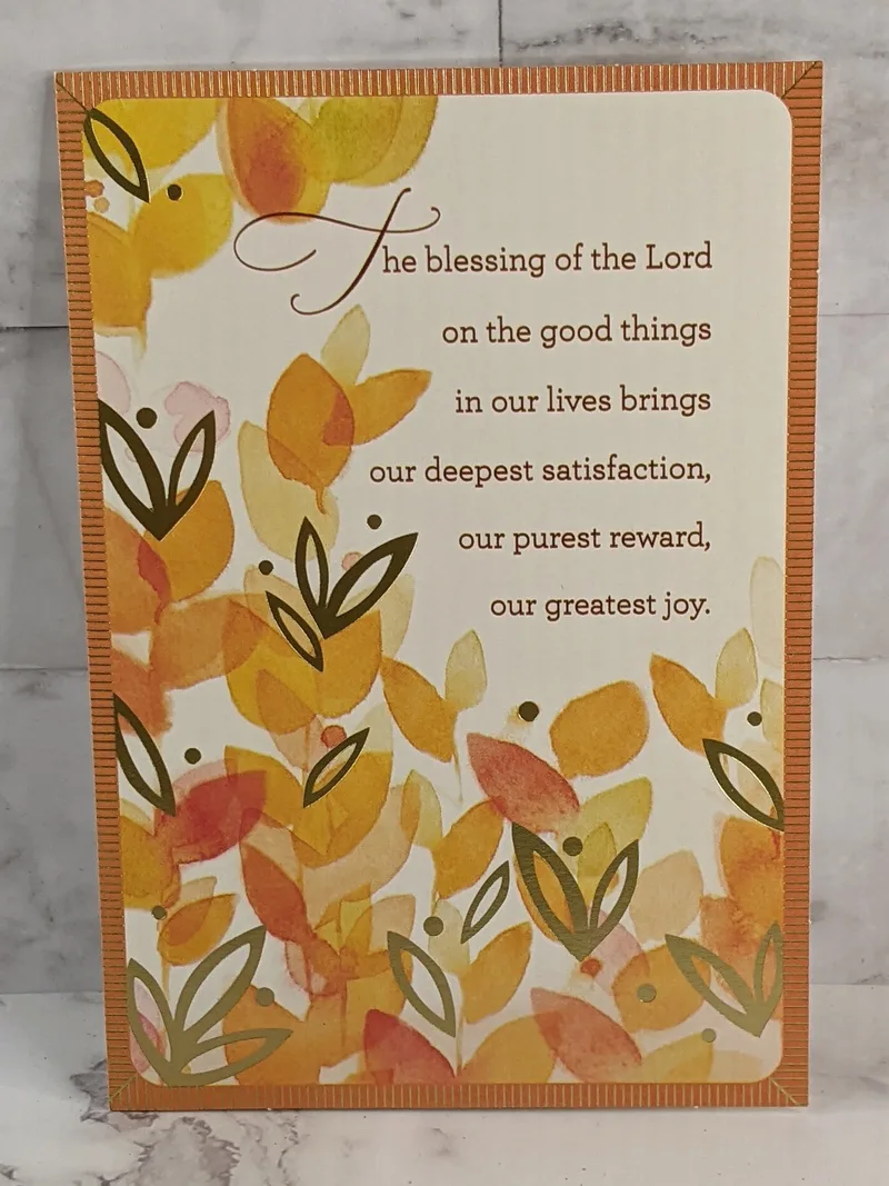 Congratulations Blessings Card