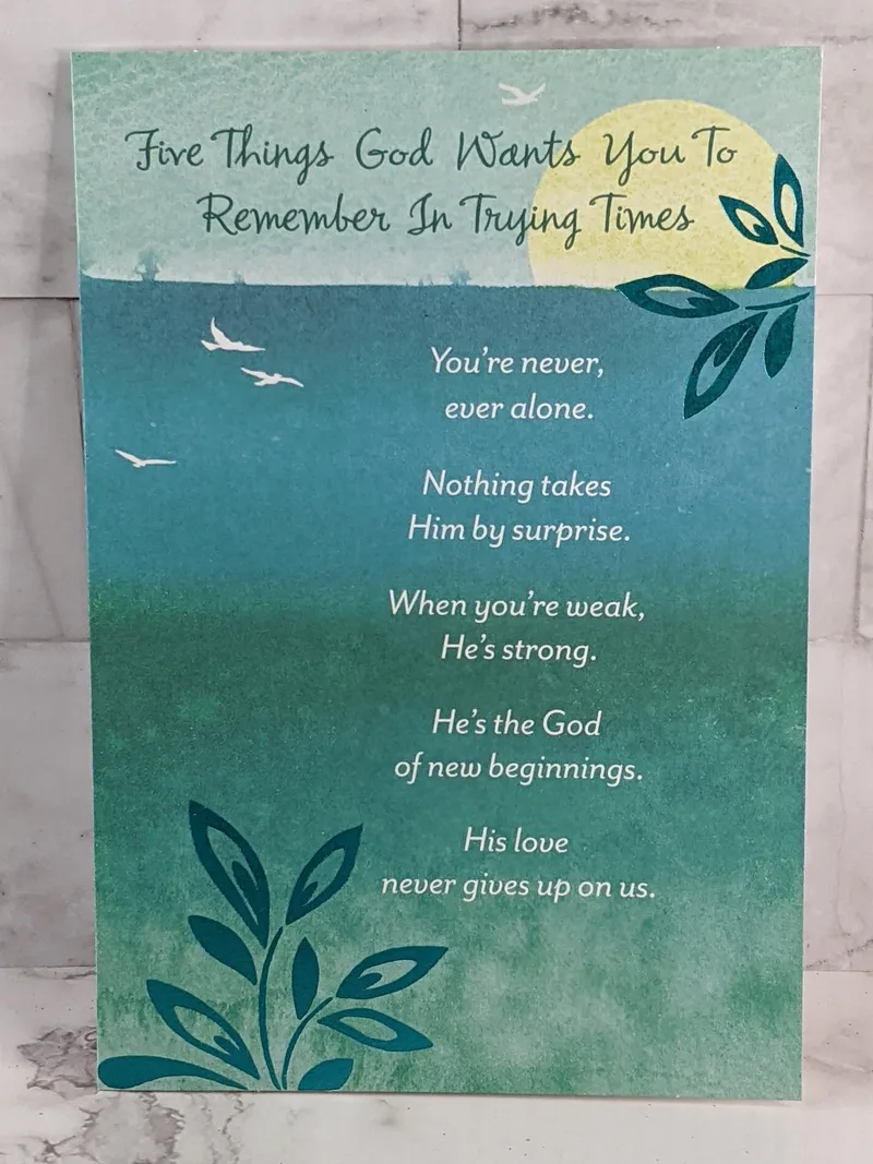 Trust Him in Trying Times Card