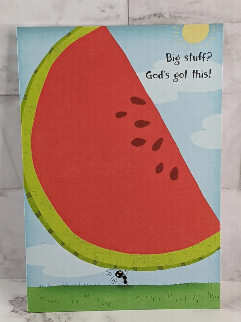 Big Stuff Prayer Card