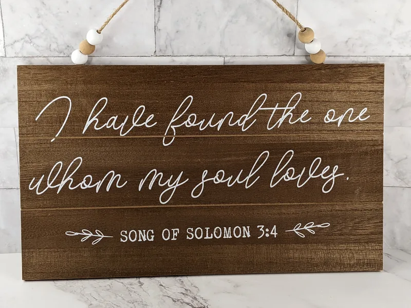 The One My Soul Loves Sign