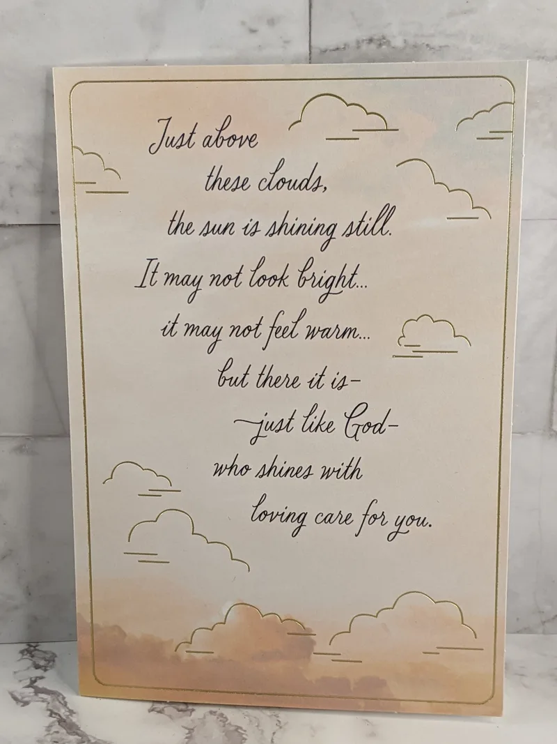 God's Love is Shining Through Card