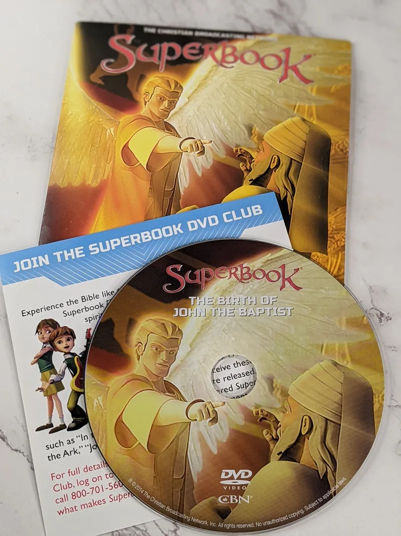 Superbook The Birth of John The Baptist DVD (Used)