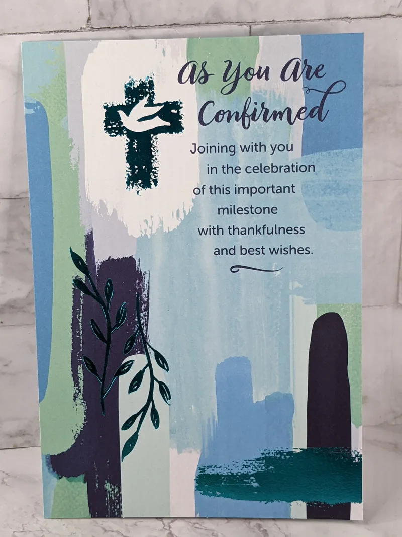 Growing Faith Confirmation Card