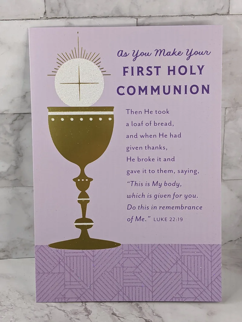 First Holy Communion Remembering Jesus