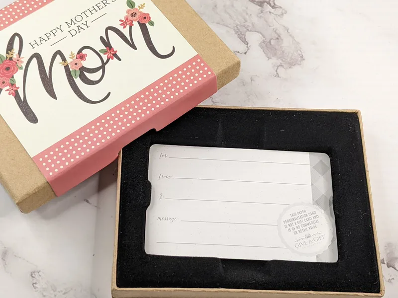 Happy Mother's Day Mom Gift Card Holder