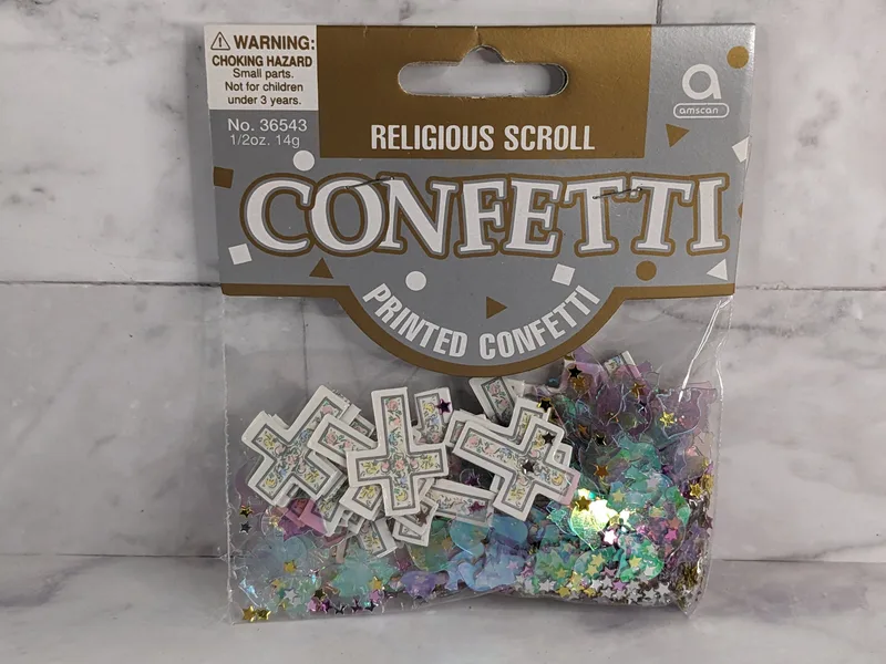 Religious Scroll Confetti