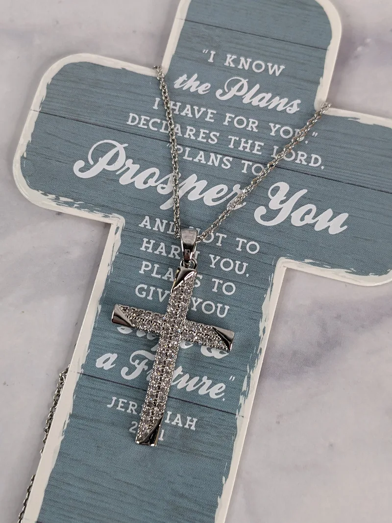 Hope & A Future Bookmark & Cross Necklace