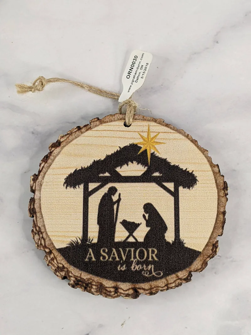 A Savior Is Born Ornament