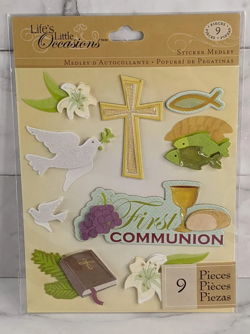 First Communion Stickers