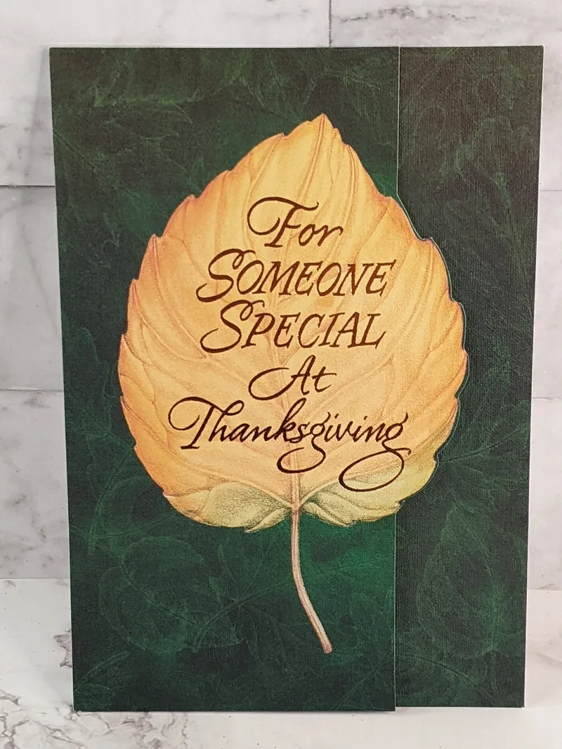 For Someone Special At Thanksgiving Card