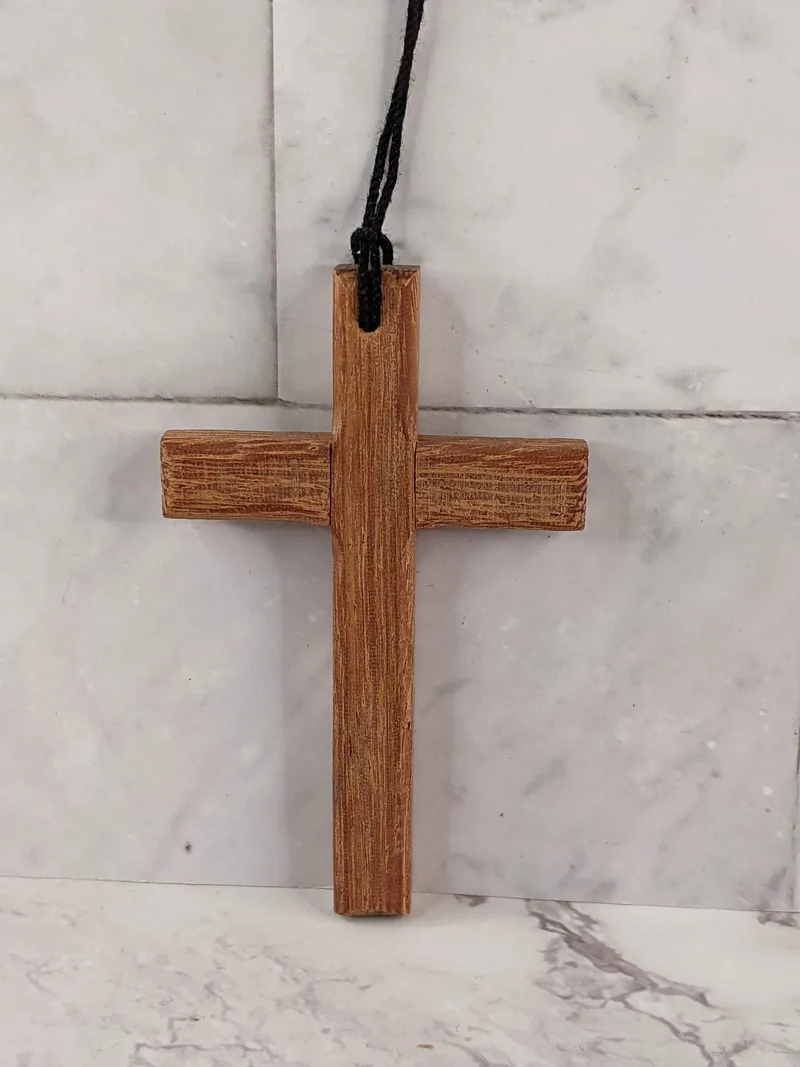 Wooden Ornament Cross