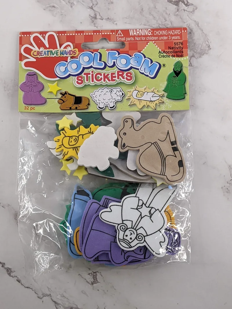 Nativity Foam Stickers