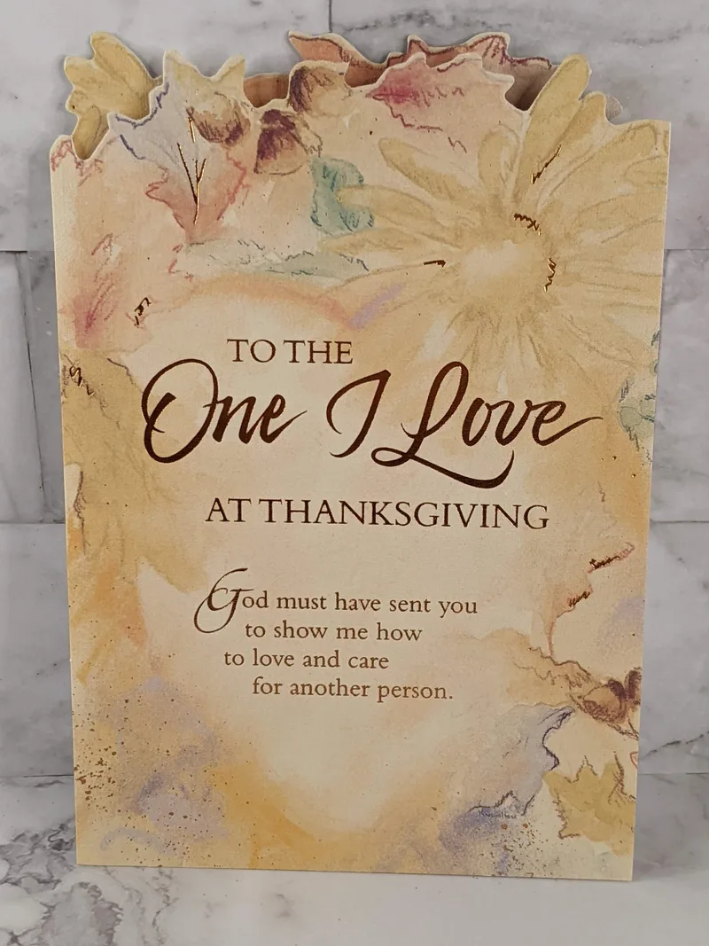 To the One I Love at Thanksgiving