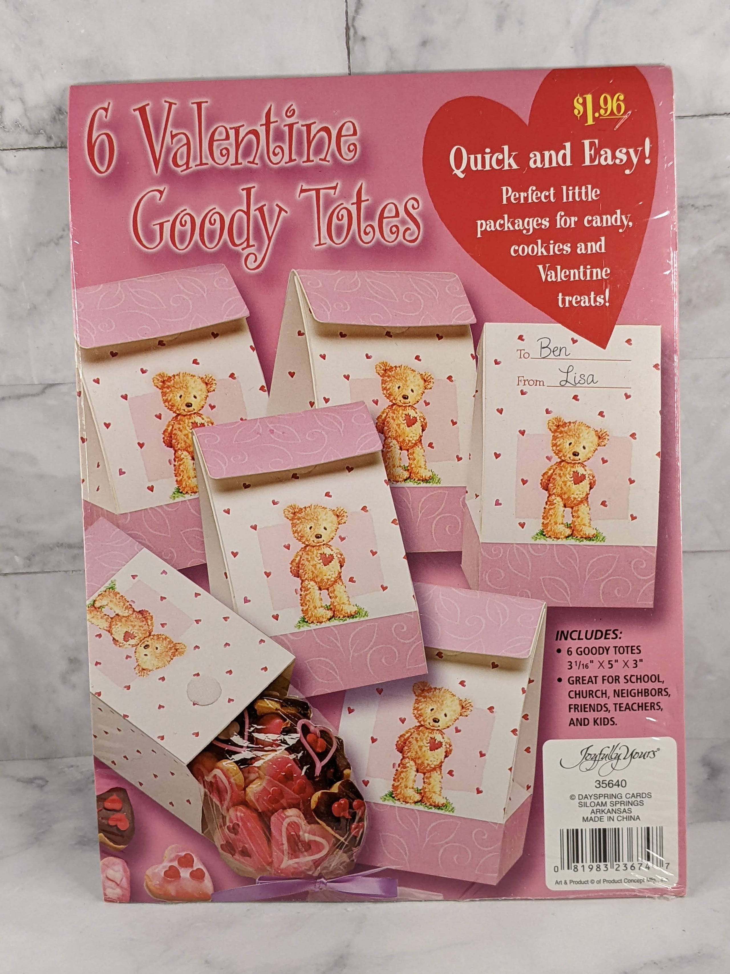 Valentine Goody Totes Treat Boxes