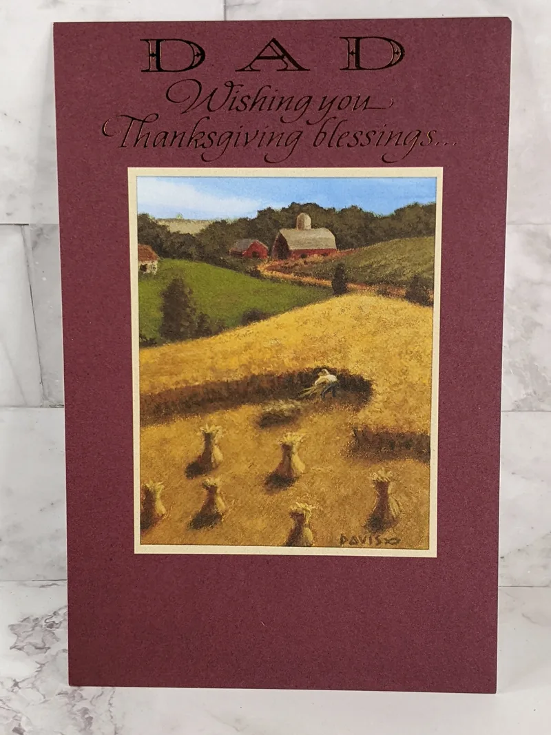 DAD Wishing you Thanksgiving Blessings