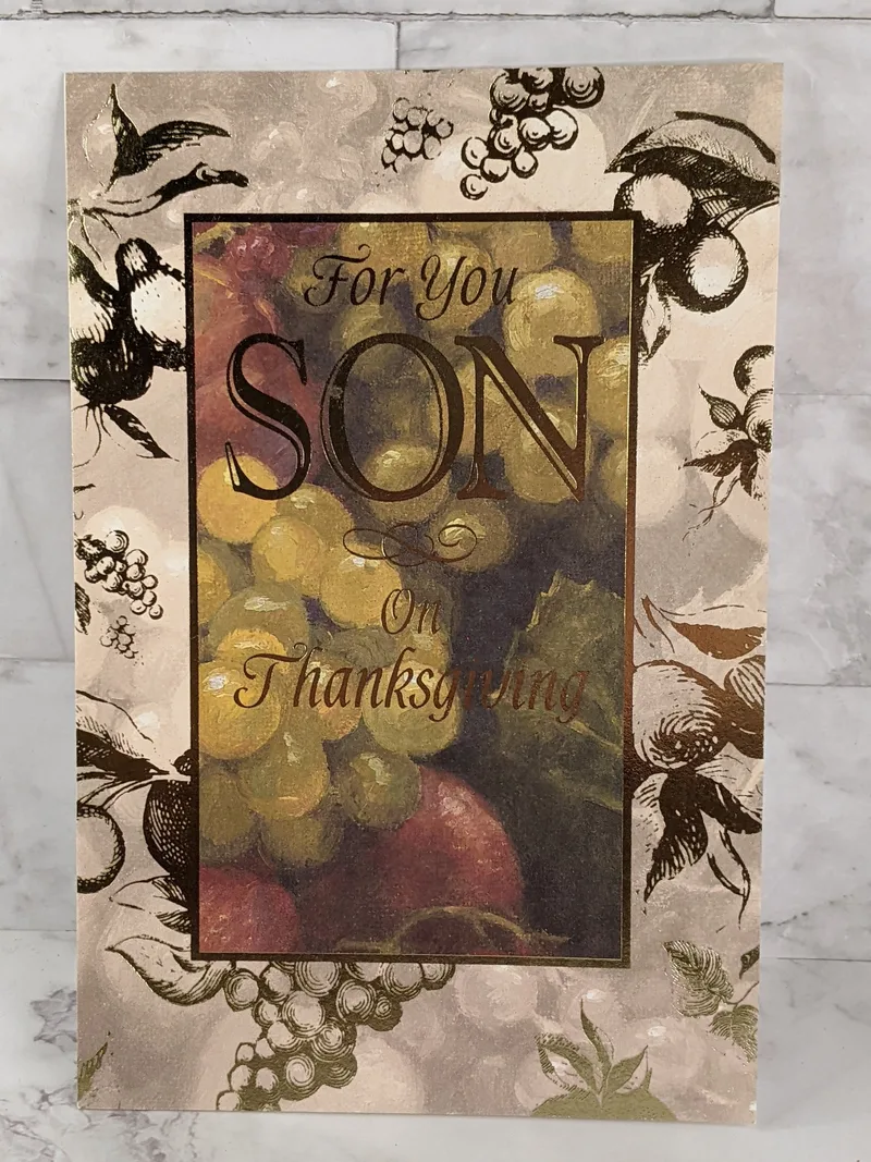 For You Son At Thanksgiving