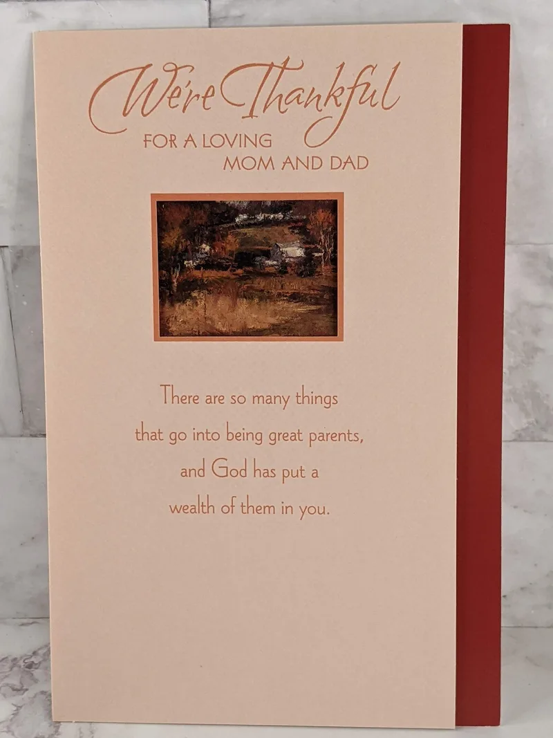 We're Thankful for a Loving Mom and Dad