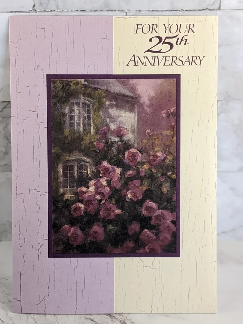 25th Anniversary Card