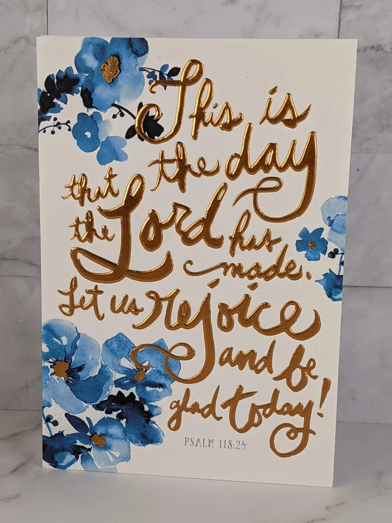 Be Glad Today Celebration Card