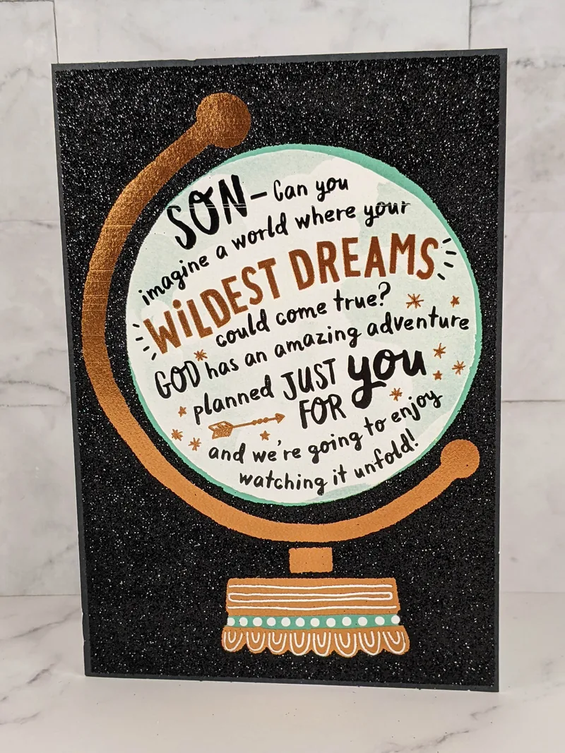 Son Adventure Ahead Graduation Card