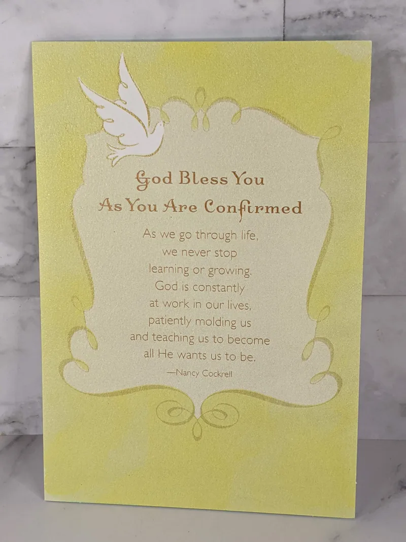 Follow Where God Leads Confirmation Card