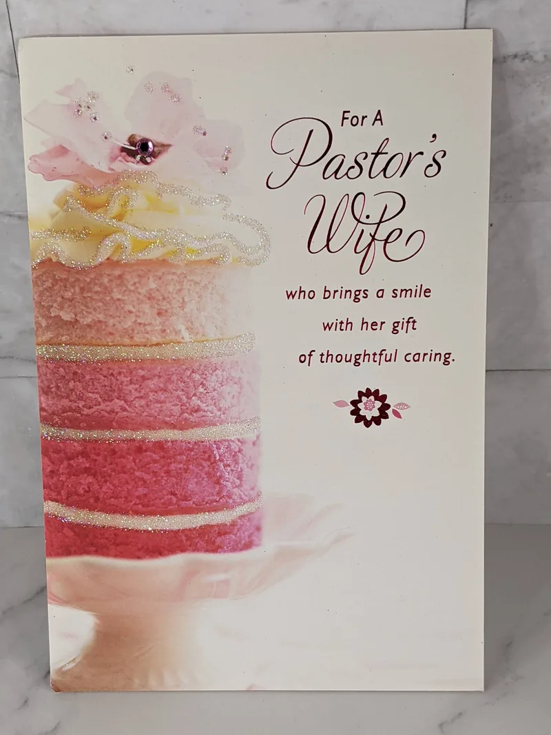 Pastor's Wife Birthday Blessings Card
