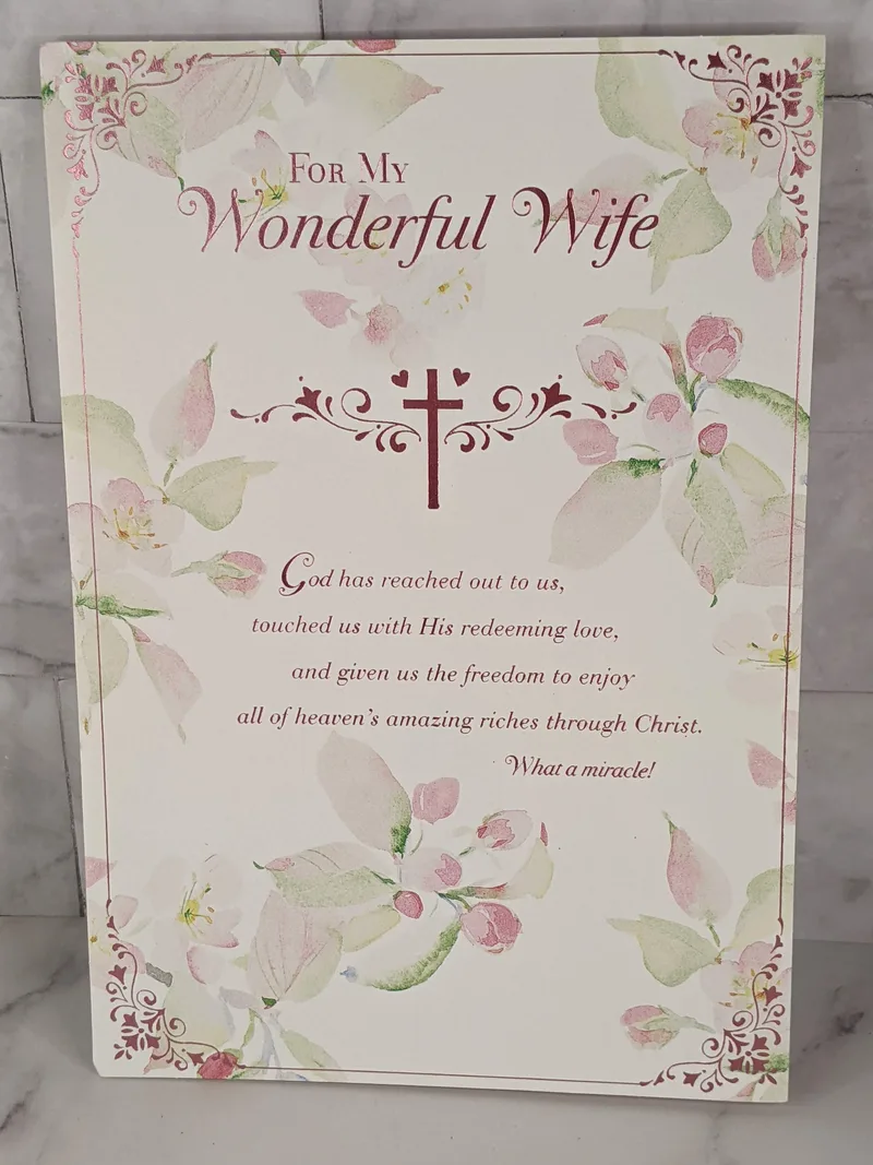 Good Things Ahead Wife Easter Card