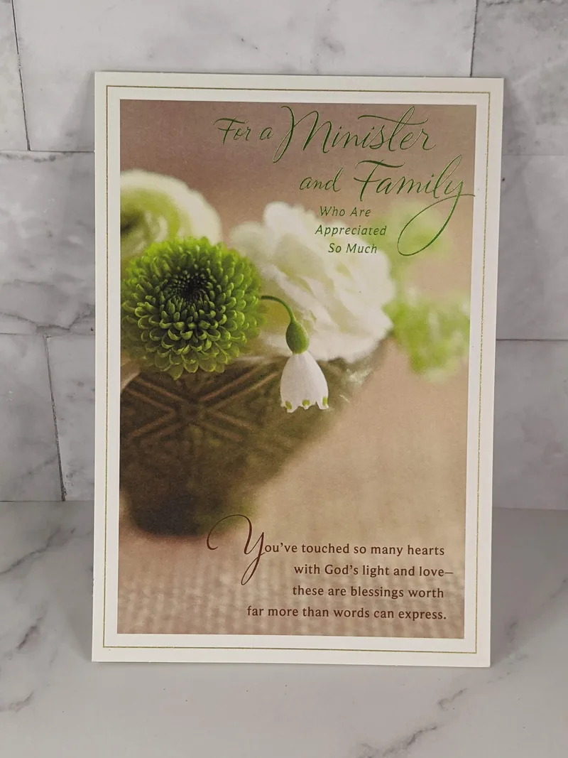 Minister & Family Easter Card