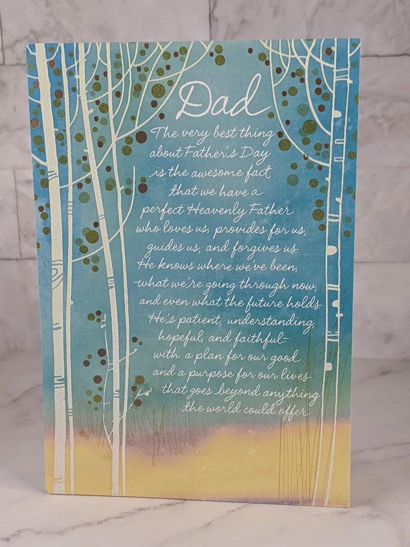 Thankful You're My Dad Father's Day Card