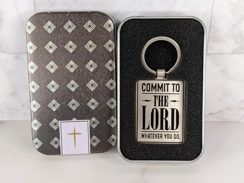 Commit To the Lord Keyring