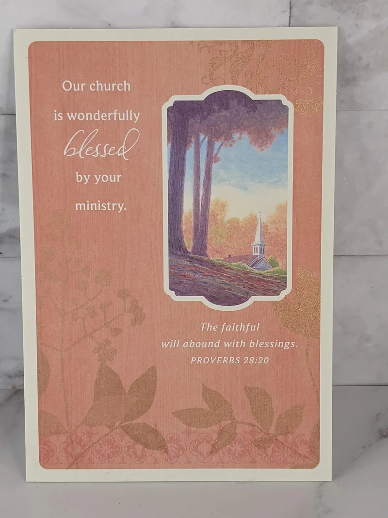 Blessed by Your Ministry Card