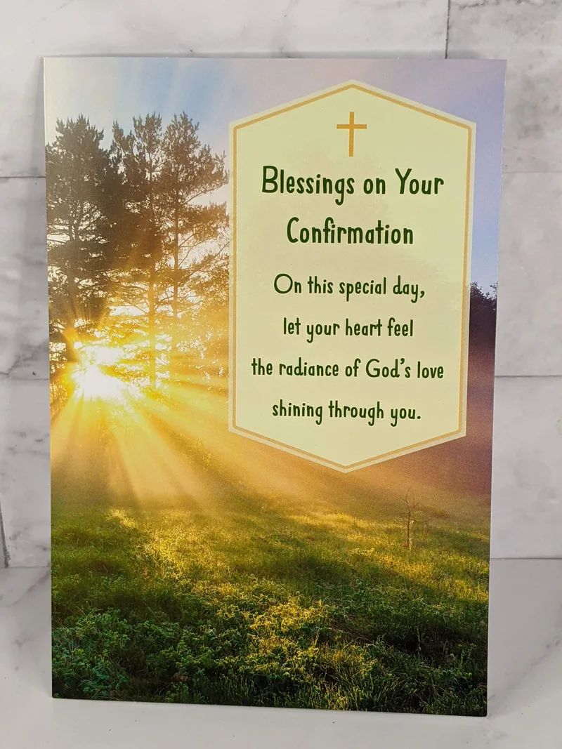 His Guiding Love Confirmation Card