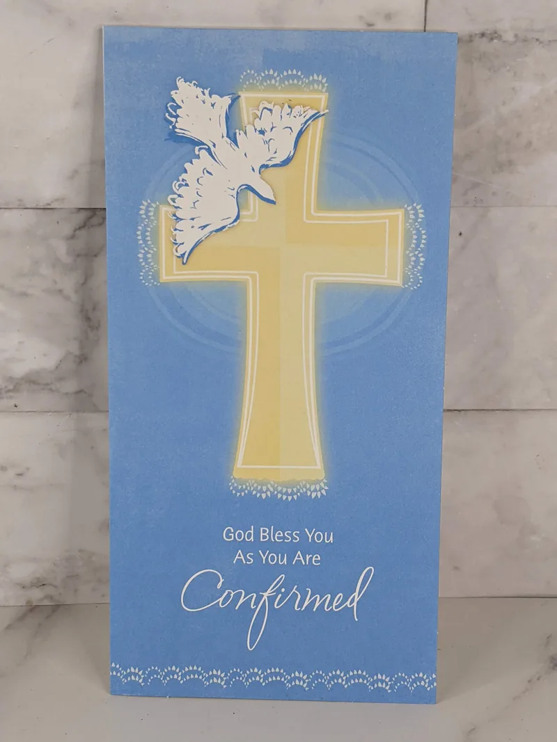 Grow Strong in Faith Confirmation Card