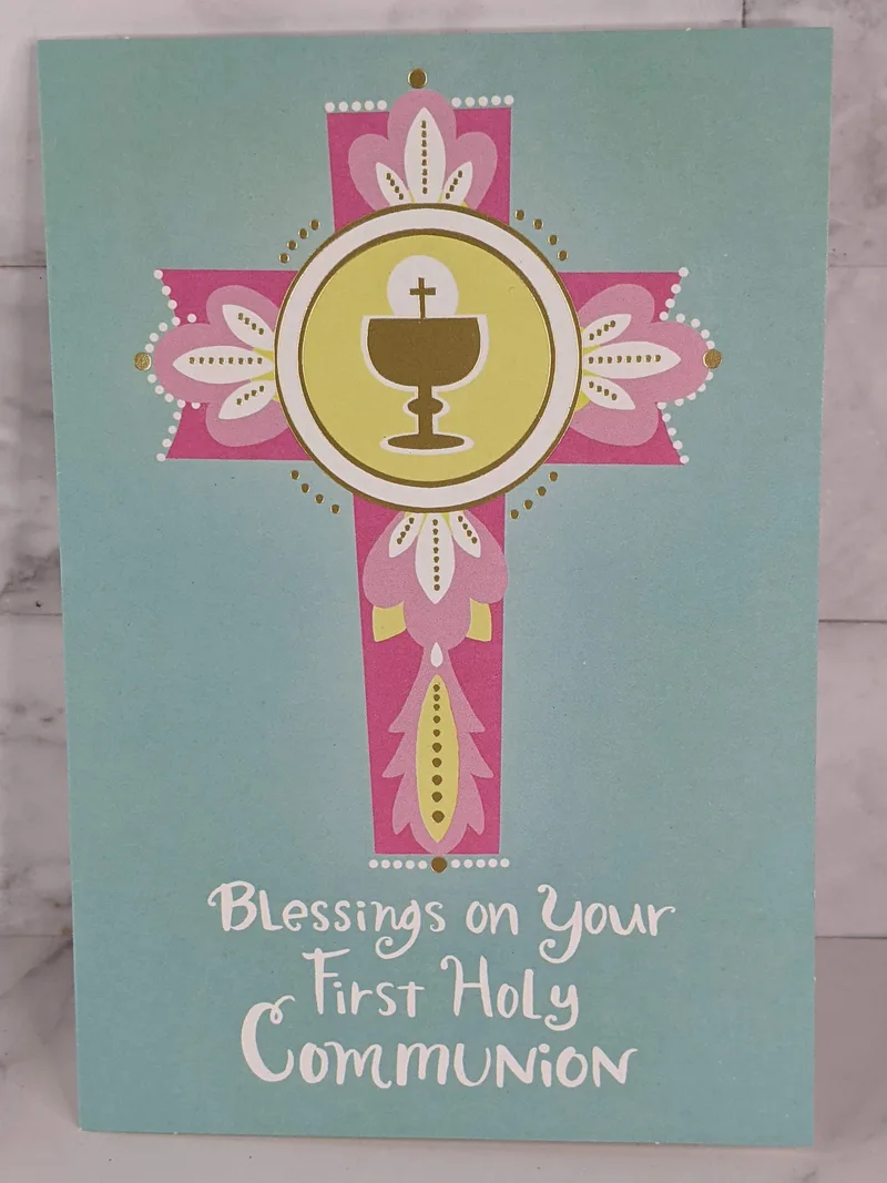 First Communion Blessings Card