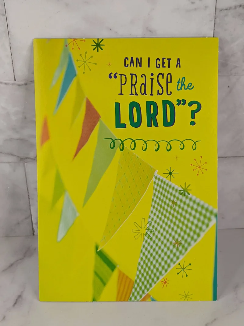 Praise the Lord Congratulations Card