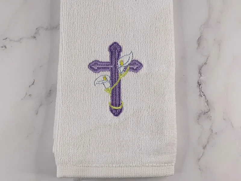 Easter Cross Kitchen Towel