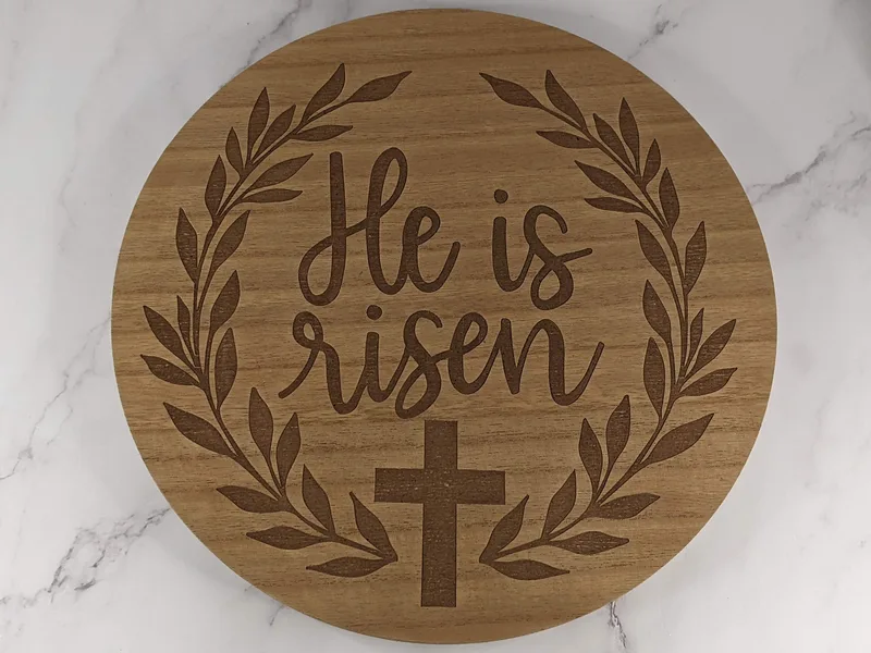 He Is Risen Tabletop Spinner