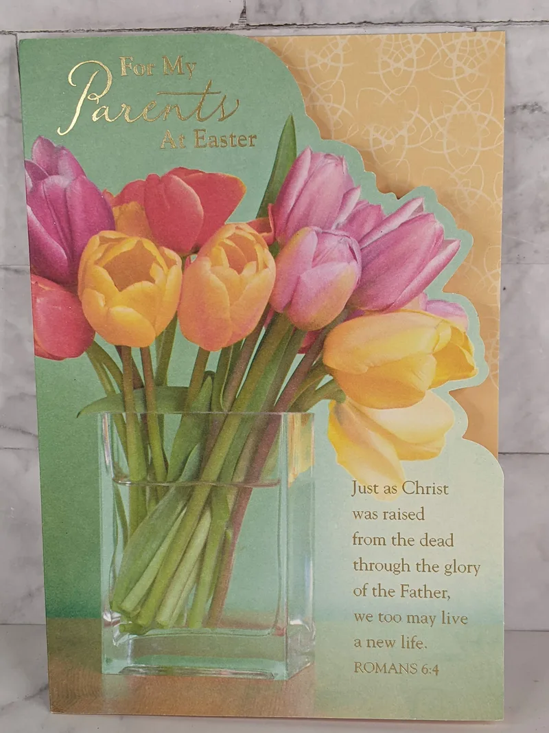For My Parents at Easter Card