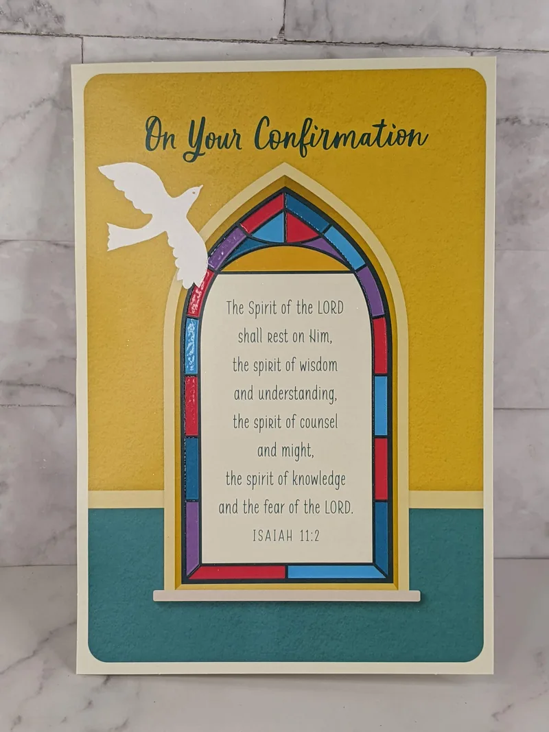 Walking with God Confirmation Card
