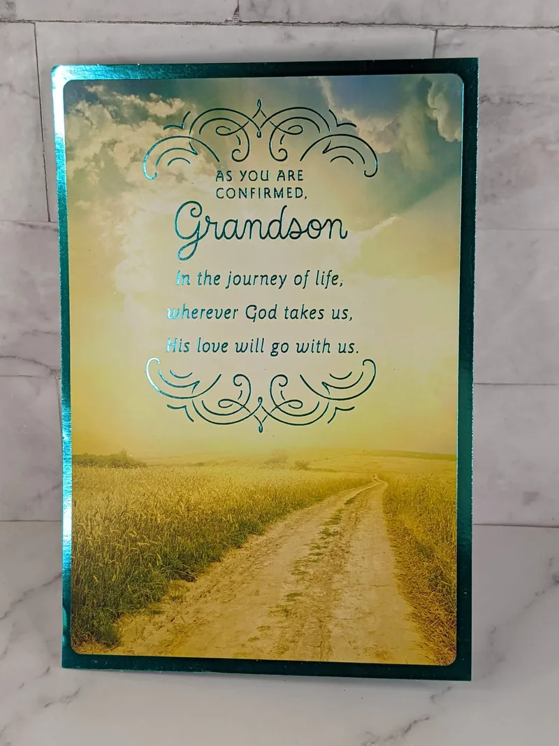 Confirmed Grandson Card