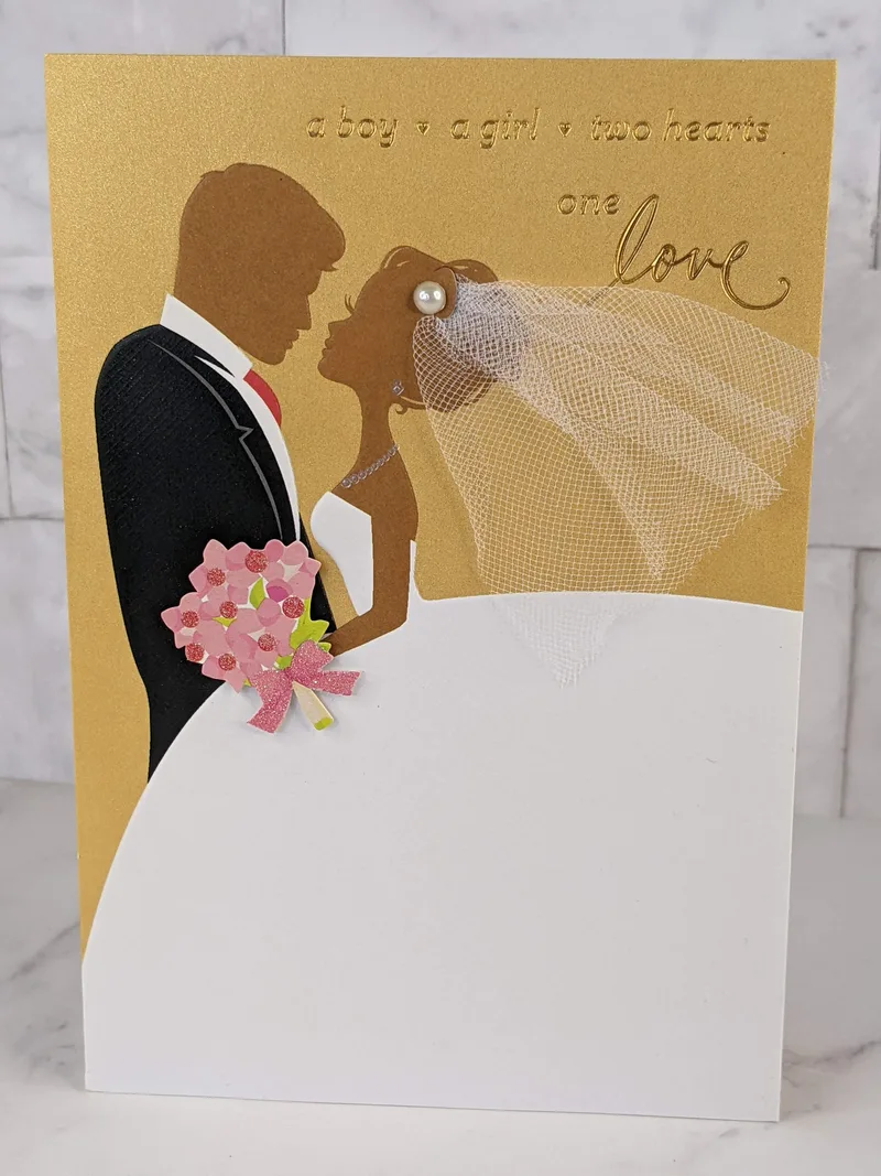 Joyfully Ever After Wedding Card