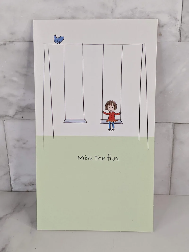 Miss You Card