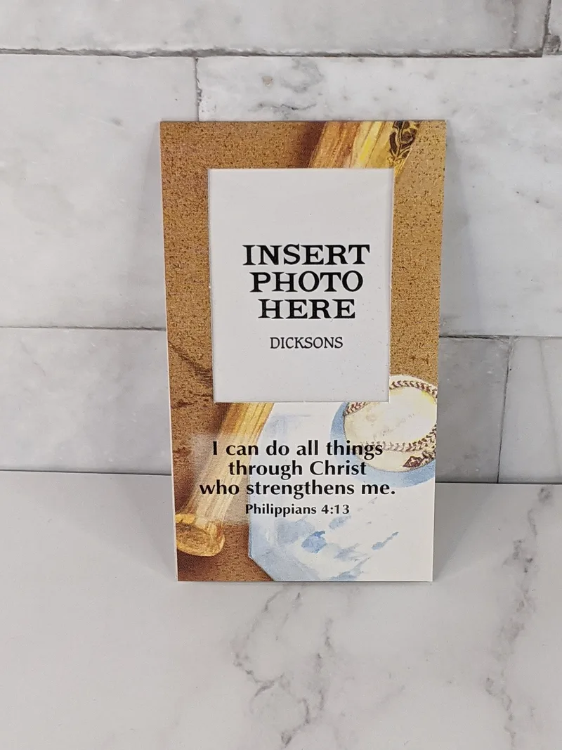 Baseball Magnetic Frame Bookmark