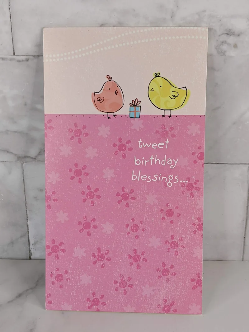 Cute Chick Birthday Card