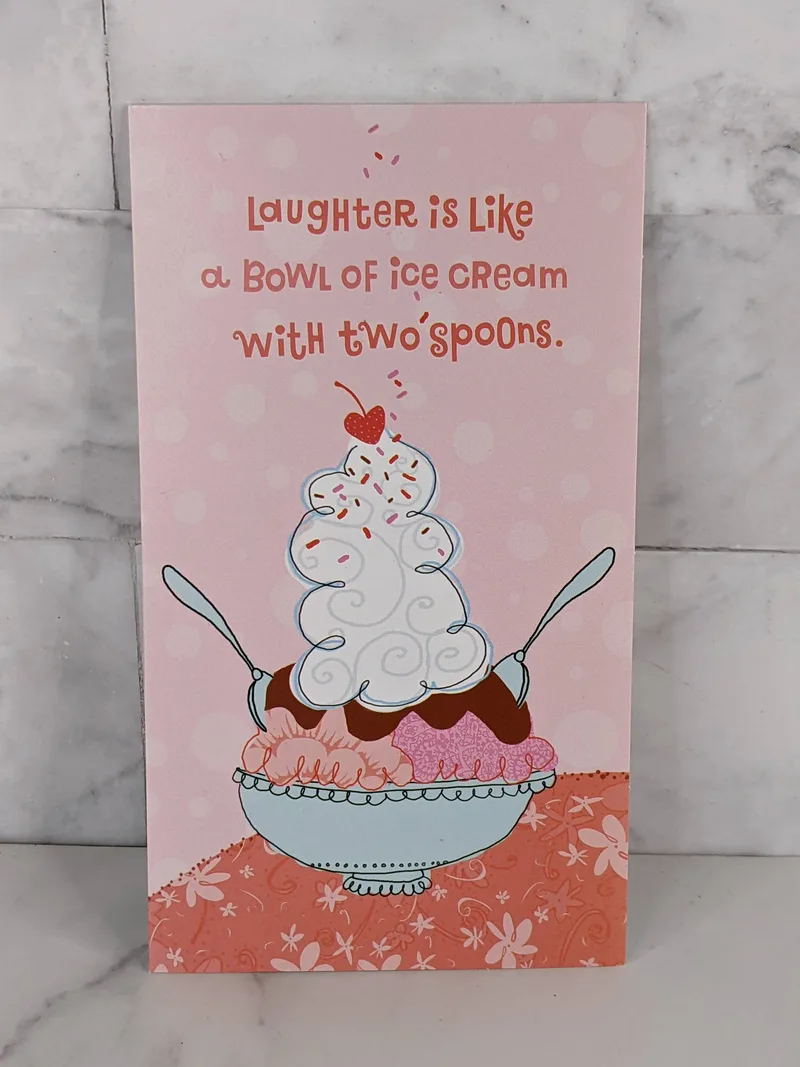 Sharing Laughter Friendship Card