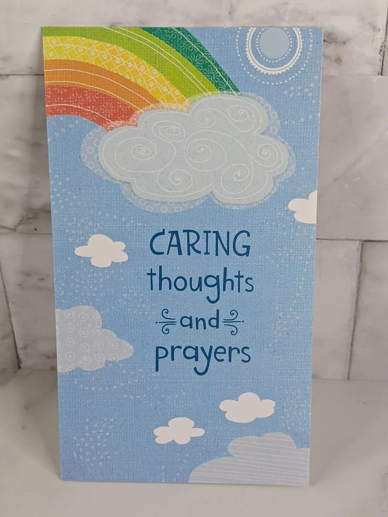 Caring Thoughts and Prayers Card