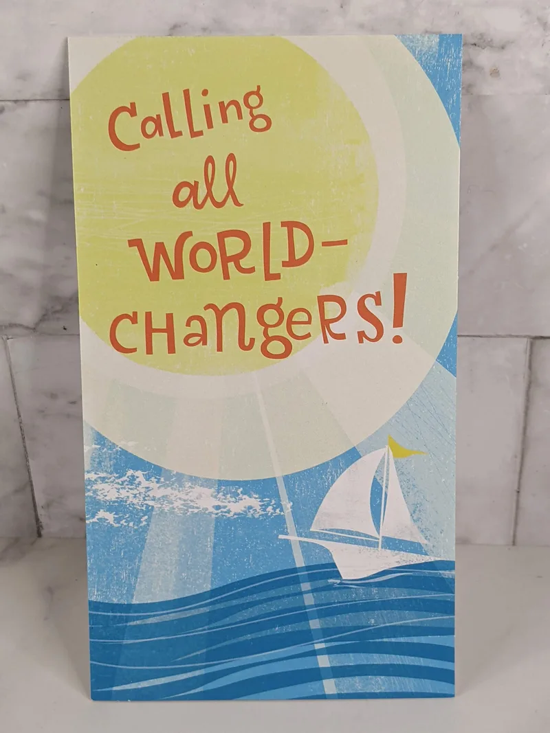 Amazing World-Changer Card